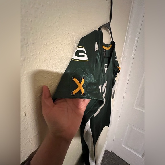 Aaron Rodgers Green Bay Packers NFL Team Apparel Womens Stitched Jersey Size L - Picture 5 of 9